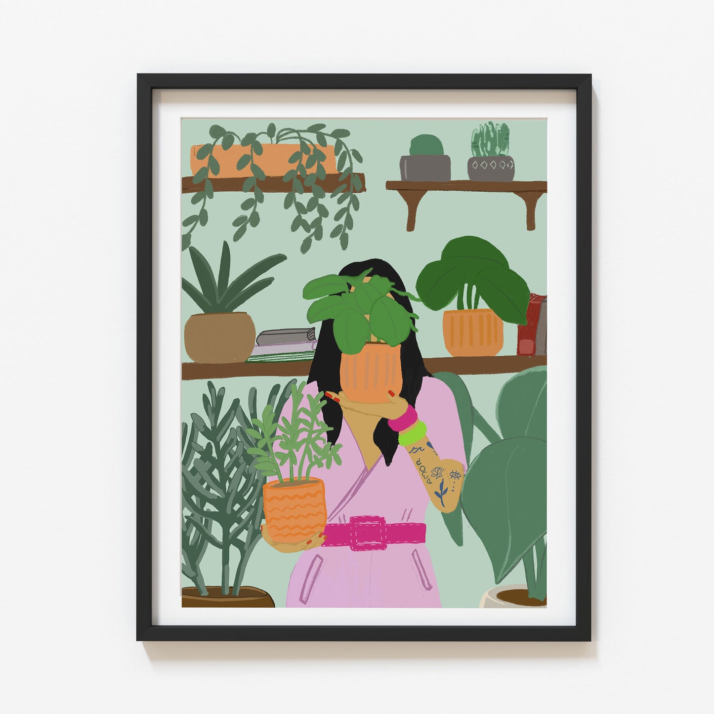 Print Plant Lady
