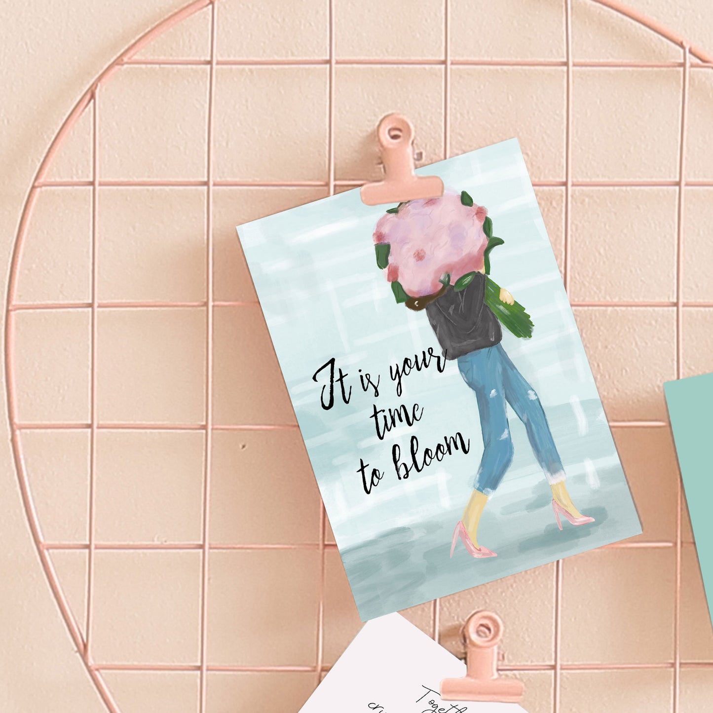 Postkarte Mutmacher Frauen "Your time is now"