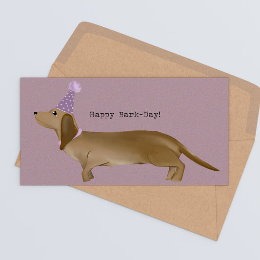 Geburtstagskarte "Happy Bark-Day"
