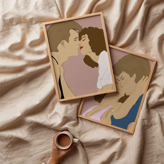 Poster Set "Time of my life" • 2 Illustrierte Film Poster •