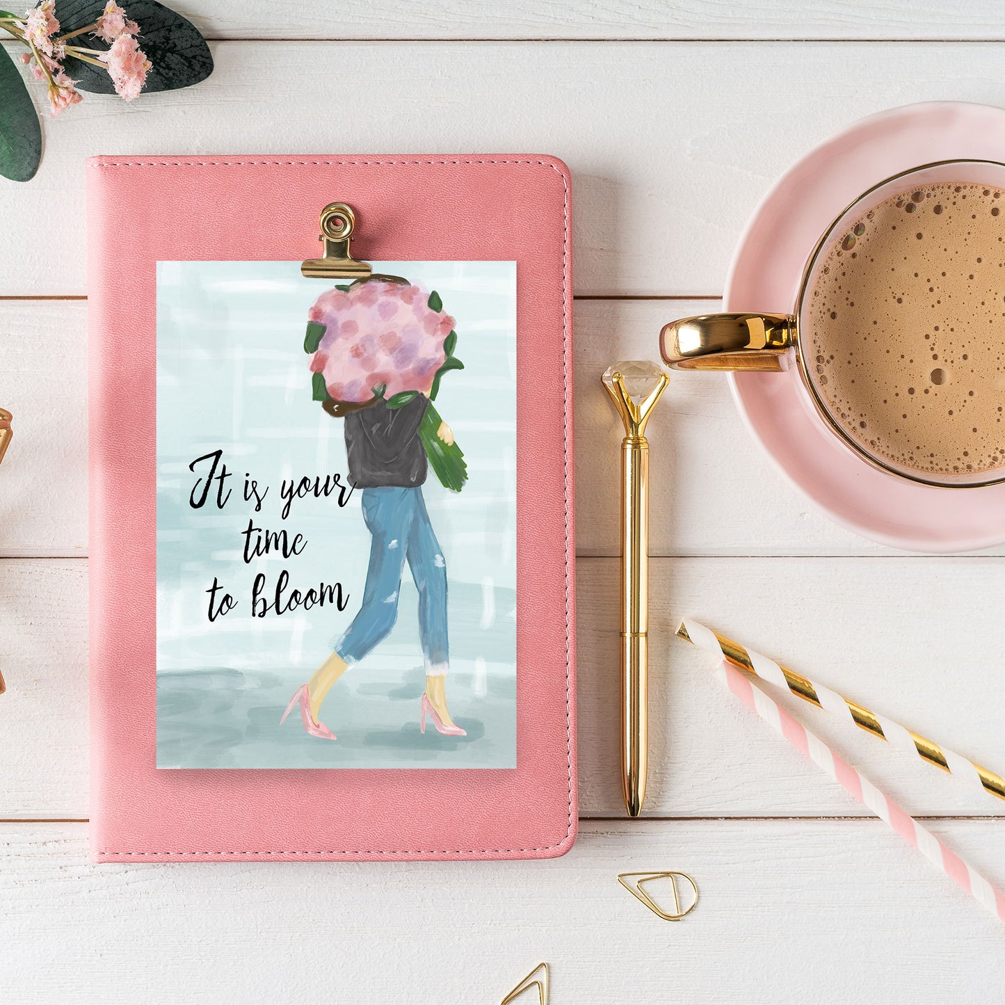 Postkarte Mutmacher Frauen "Your time is now"