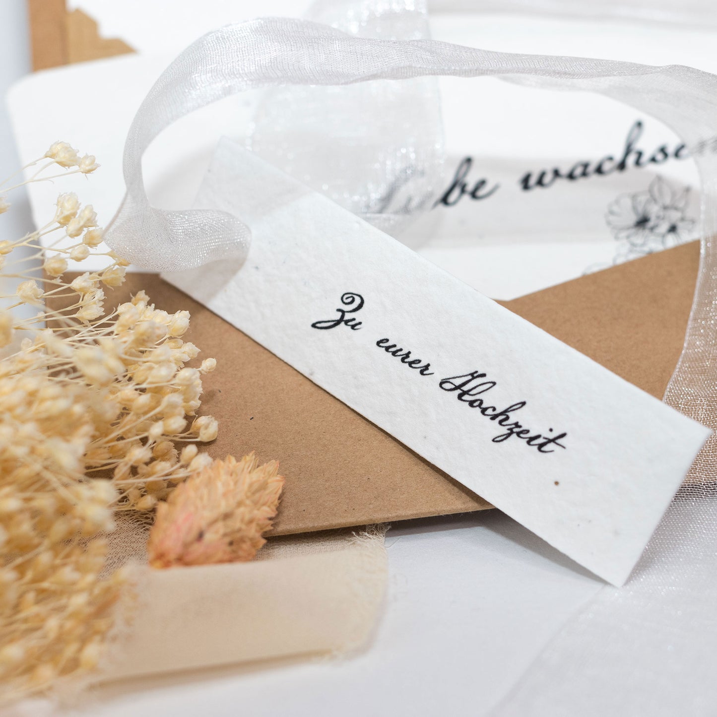 Geldgeschenk Hochzeit WACHSENDE LIEBE - Personalisiert