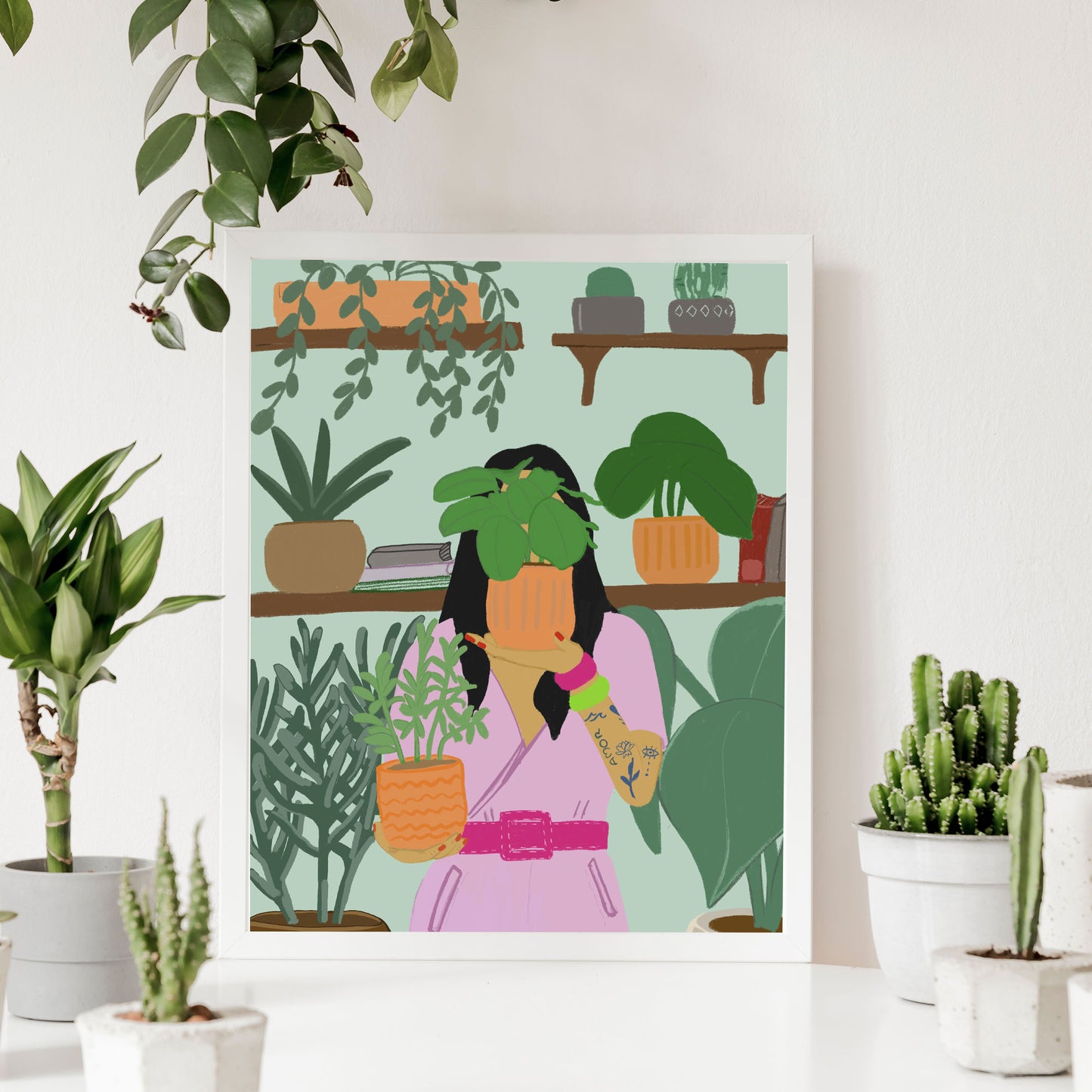 Print Plant Lady