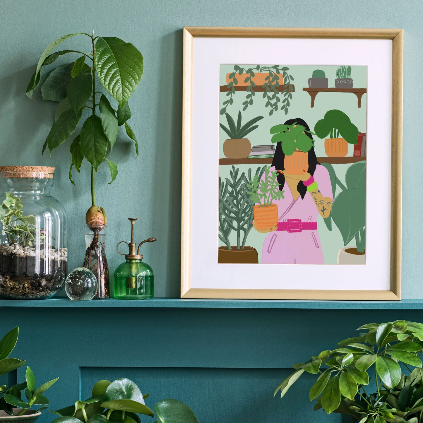 Print Plant Lady