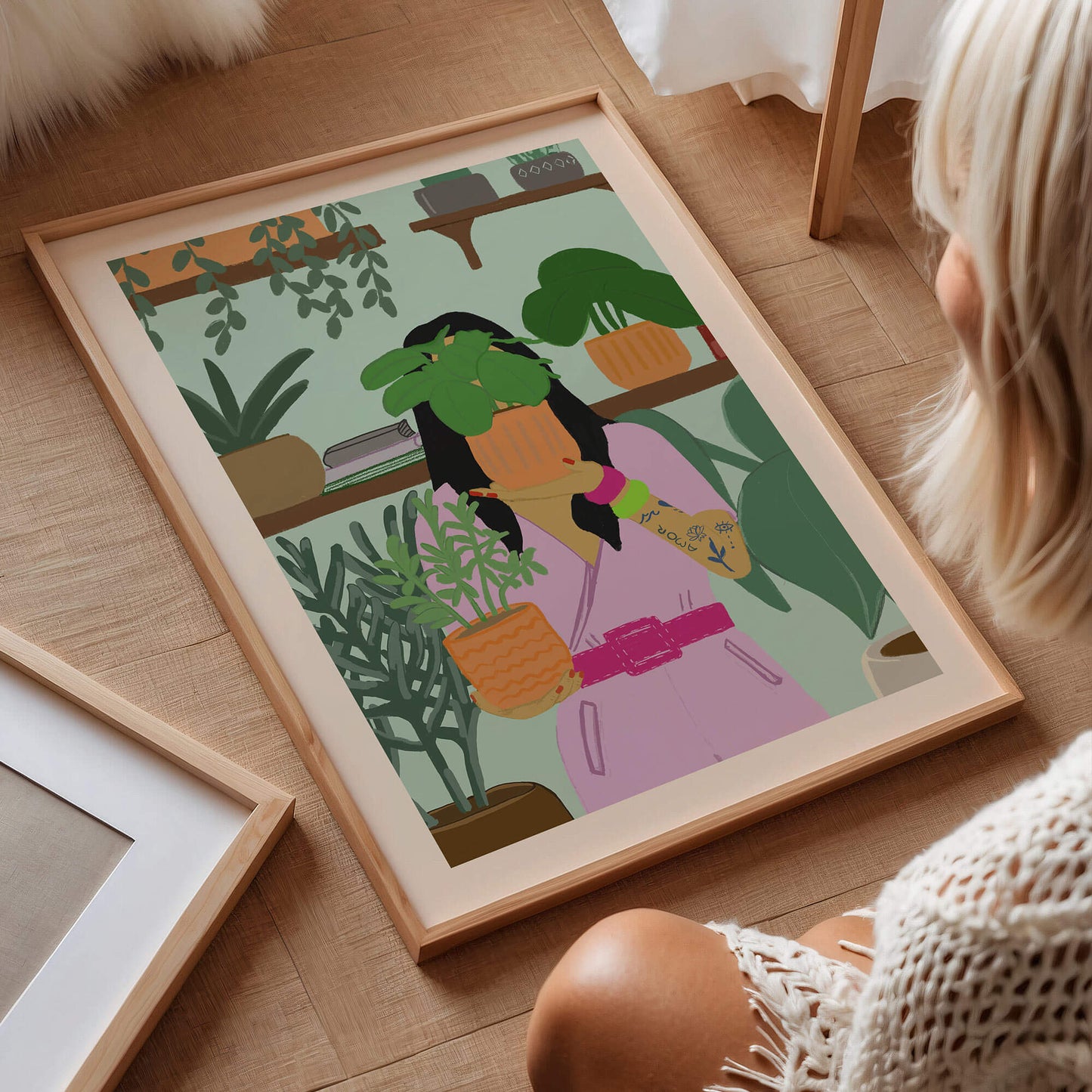 Print Plant Lady