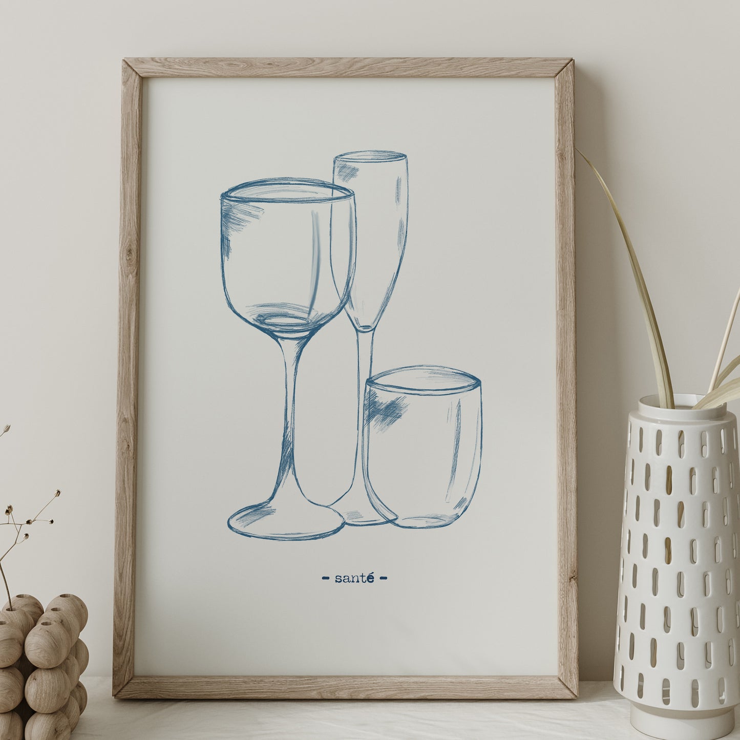 Besteck Poster "Santé"