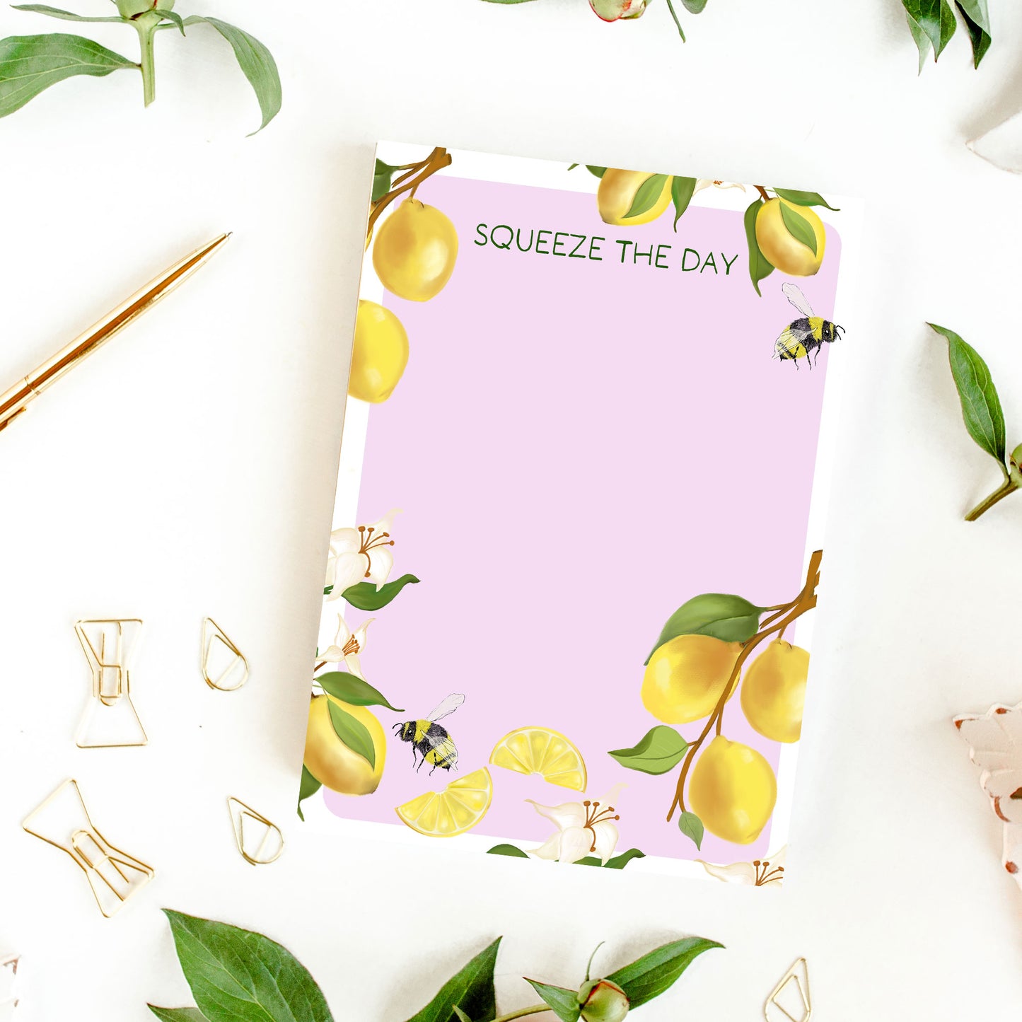 Notizblock, To-Do-Liste "Squezze the day"