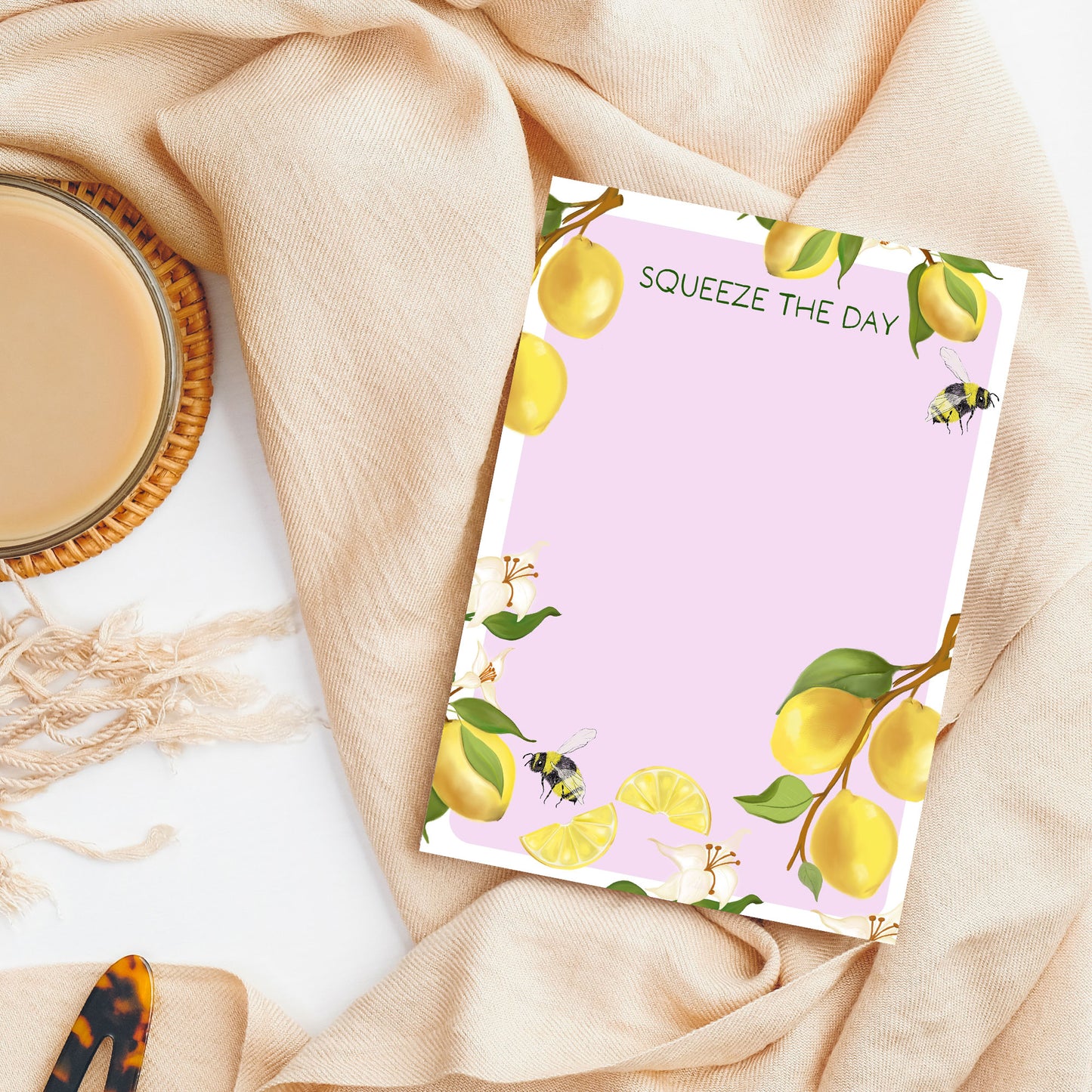 Notizblock, To-Do-Liste "Squezze the day"