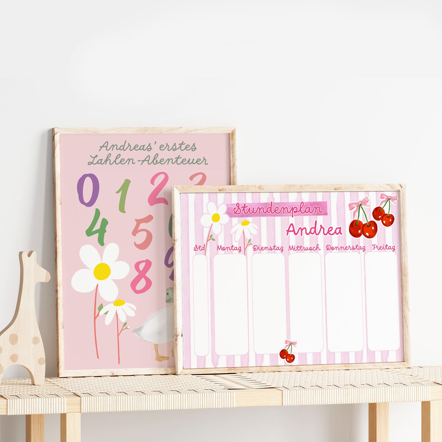 Personalisierter Stundenplan - Kirsche