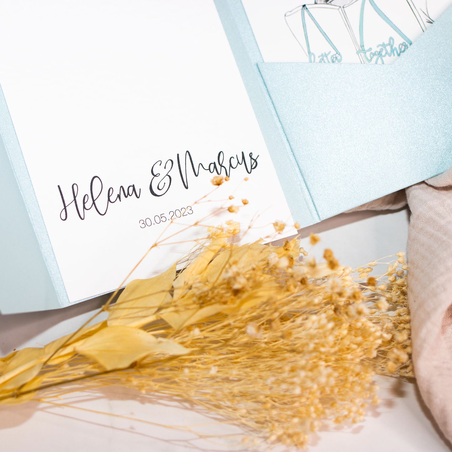 Geldgeschenk Hochzeit personalisiert "Thousand Years"