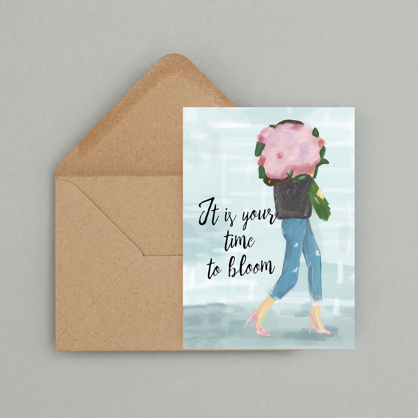 Postkarte Mutmacher Frauen "Your time is now"