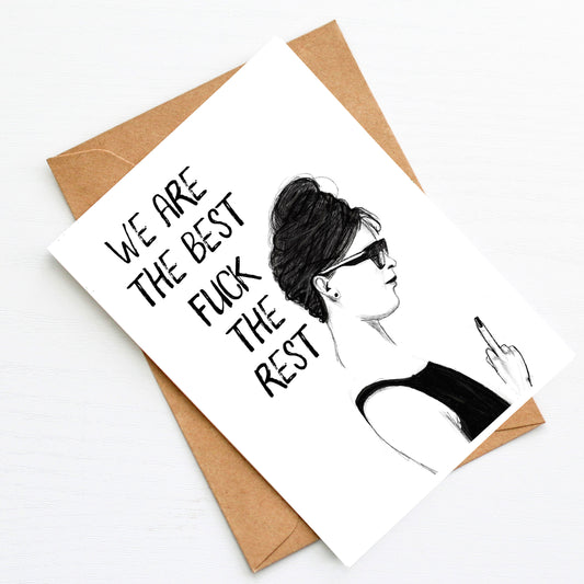 Geburtstagskarte für beste Freundin "We are the best“