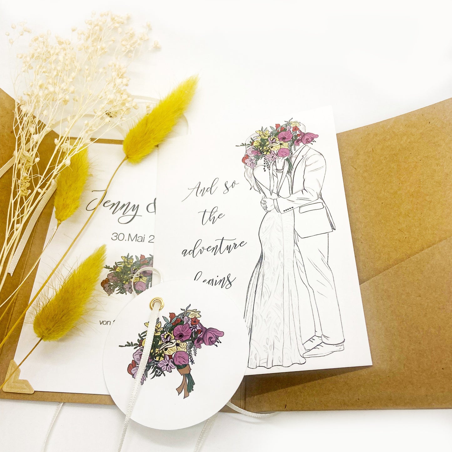 Personalisiertes Geldgeschenk zur Hochzeit ADVENTURE