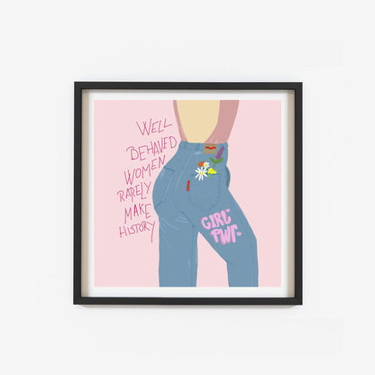Art Print "Rebel girls" | Feministische Illustration