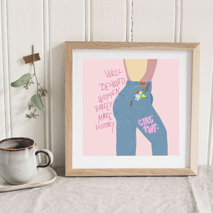 Art Print "Rebel girls" | Feministische Illustration